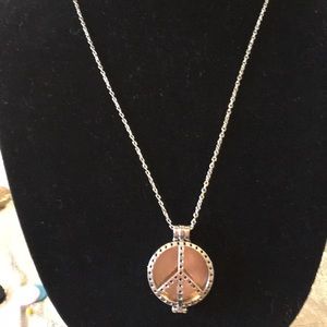 COPY - Aromatherapy  oils diffuser peace sign nec…